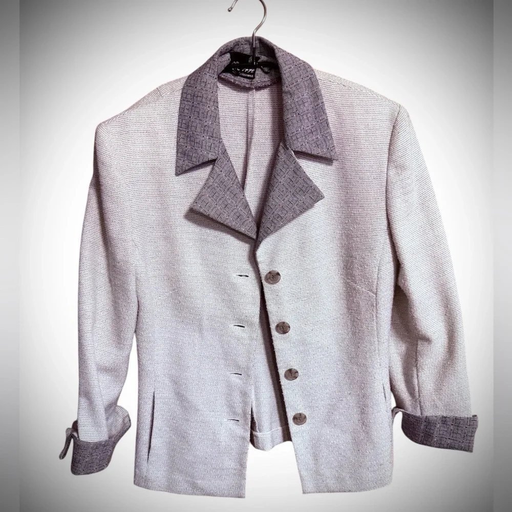 Textured Sophisticated Jacket/Blazer - Picture 2 of 6